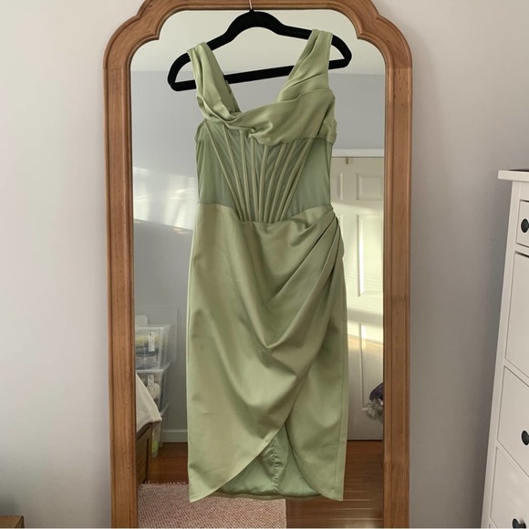 House of CB Dresses House Of Cb Pistachio Mint Green Lulu Corset
